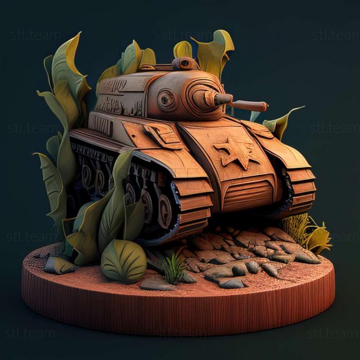 3D model Tank it game (STL)